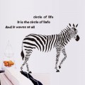 Black and White Stripes Zebra wall sticker